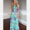 Summer Mommy and Me Beach Dress Matching Family Maxi Dress