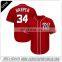 custom design baseball uniforms with fabric