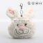 Animal shape plush small money bag, plush bunny change pocket, plush rabbits coin pocket