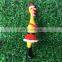squeaky Latex chicken toy for pets