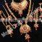 Wedding Wear CZ stone Jewellery-Bollywood Style Bridal Jewelry-Wholesale Designer Kundan Necklace set