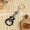 Wholesale two colors metal key chain ring high quality key ring chain