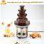 Stainless steel double tower chocolate fountain machine, chocolate fountain machine price