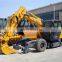 15 tons brand new wheel excavator with hammer