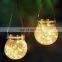 Waterproof Solar Powered Mason Jar fairy Lights Warm light Crack-like Glass bottle holiday decorative lights