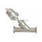 2/2 Way Tri-clamp Connection Stainless Steel  Pneumatic Angle Seat Valve