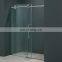 304 Stainless Steel and Crystal Glass Door Pull Handle on the Shower Room Bathroom