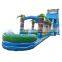 Backyard Inflatable_Water_Slides Pool Tropical Palm Tree Inflatable Water Slides Home Use