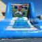 Blue Inflatable Basketball Hoop Play Center Fun Basketball Game Court For Sale