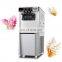 Three flavor soft ice cream machine