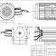 48V/60V/72V 3KW long-time working brushless dc motor with Controller