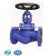 DIN GGG50 PN16 PN25 Flanged Bellow Sealing Globe Valve With Hand Wheel