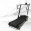 high quality  running machine non-motorized self-generated manual curved  treadmill home fitness gym equipment
