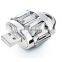 H800B-1 new product cheap price bulk 8gb luxurious jewelry usb flash drive with key chain