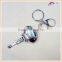 Wholesale Crystal Key Shape Keychain With Car Logo