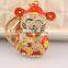 lucky cat Japanese Hot sale plated key chain ring with good quality and best price
