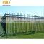 Garden decorative security powder coated veranda iron fence design prefab wrought iron fence panels