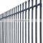 Good Quality Euro Fencing Suppliers White and Black 7FT 3 Rails Tubular Steel Fence for Sale