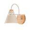 Nordic wooden wall lights modern bedside wall lamp
