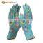 sunnyhope Colorful Printed transparent nitrile coated Women garden gloves