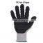 HANDLANDY Wholesale Vibration-Resistant Plam Nitrile Smooth Coated Safety Work Gloves for Industry Protective