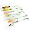 Amazon Realistic Artificial Soft 8cm 5.4g Shrimp Lure Hook with Leader Cord Trace Luminous Predator Fishing Baits