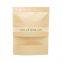 Stand Up Pouch Kraft Custom Print/Custom Printed Stand Up Kraft Paper Bag