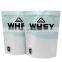 Custom printed 1kg whey protein powder foil stand up pouch