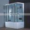 Steam Shower Room with Steam Bath  Whirlpool Bathtub Steam Shower Cabin