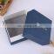 Paper Cardboard Suitcase Pendant Necklace Ring Jewelry Box In Blue Color