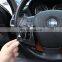 Carbon fiber Steering Wheel Bottom Cover Trim Accessories For BMW X5 E70 X6 E71 2008 2009 2010 2011 2012 2013