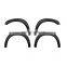 ABS Fender Flares for Dodge RAM 1500 08-14 4x4 Accessories Maiker Offroad Pickup Auto Parts