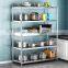 Stainless Steel High Quality Kitchen Standing Type Storage Holder Metal Microwave Oven Rack