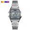 SKMEI 1345 Lady's Fashion&Casual Digital Watch Multi-function Stainless Steel Sport Watch For Women