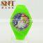 Cute silicone watch with lively color various colors available