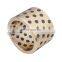CNC Processing Self Lubricating Sliding Sleeve Graphite Copper Bushing
