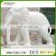high quality rough white jade marble statue
