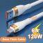 6A Super Fast Charging 120W Type C Cable USBC Silicone Data cable For Huawei for OPPO USB-C