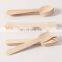 100% Wood Utensils Disposable Cutlery Set Wooden Spoons Forks Knives For Home Hotel Restaurant Customized Logo