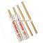 Disposable Bamboo Chopsticks with Custom Paper Sleeve Printed 2 Colors