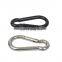 Various Sizes Carabiner Stainless Steel Spring Snap Hook Carabiner 304 Stainless Steel Clips