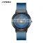 SINOBI Private Lable Man OEM Wristwatches Orange Dial Quartz Watch Custom Logo Minimalist Male Watch