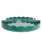 Many Color Round Wave Style Lacquered Serving Tray Luxury Decorative