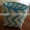 Chevron Cotton DSLR Camera Zipper Bag Soft Padded Camera Bag Insert