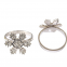 New Snowflake Shaped Napkin Buckle Rings For Hotel And Banquet Tableware
