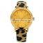 FT1433 Best quality pu leather fashion stainless steel case back watch