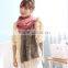 Wholesale Coral Fleece Striped Woven Warm Winter Women Shawls