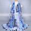 2016 New Spring Voile Printed Tassel Indian Ladies Scarf