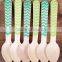 Red/Pink Chevron Dinnerware Sets	Eco-friendly Honey Wooden Spoon For Beads