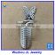 Wholesale 925 Sterling Silver Butterfly Nail Ring with Micro Pave CZ Stone
